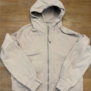 Lululemon Scuba Oversized Full-Zip Hoodie- Mojave Tan